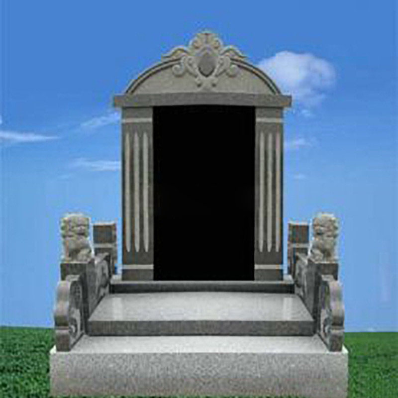豪華墓區(qū):黑色三墓碑